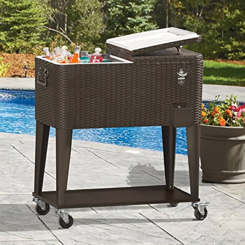 Water coolers for serving drinks at parties and events.