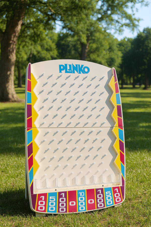 Jumbo Plinko game board for parties and events.