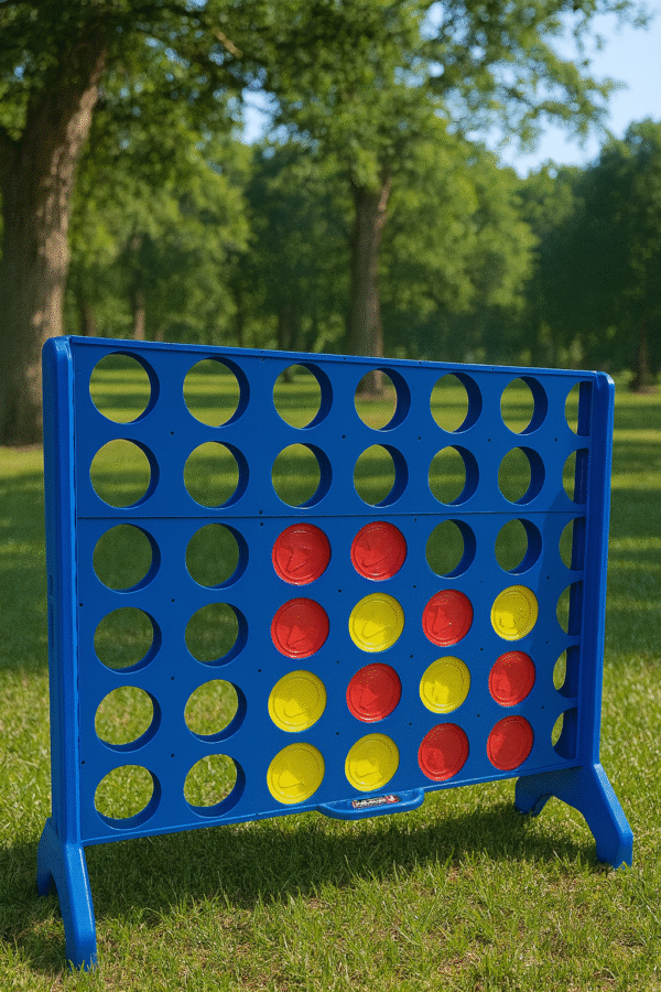 Jumbo Connect 4 game set for parties and events.