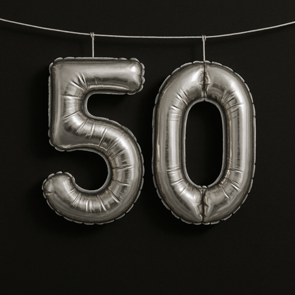 Customizable foil balloon numbers for birthday and event decorations.