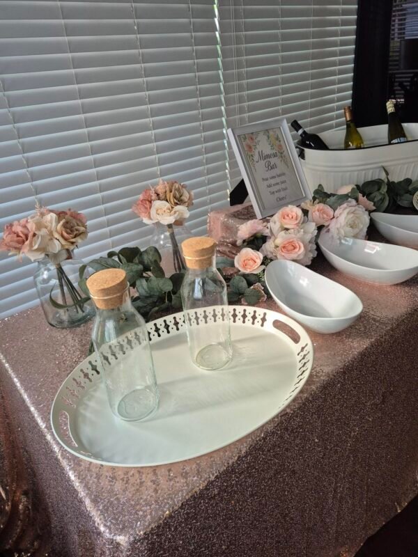 Pretty In Pink Mimosa Bar Table - Image 2