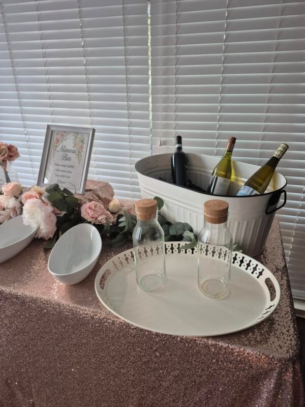 Pretty In Pink Mimosa Bar Table - Image 3