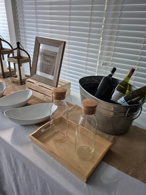Rustic Elegance Mimosa Bar Table - Image 3
